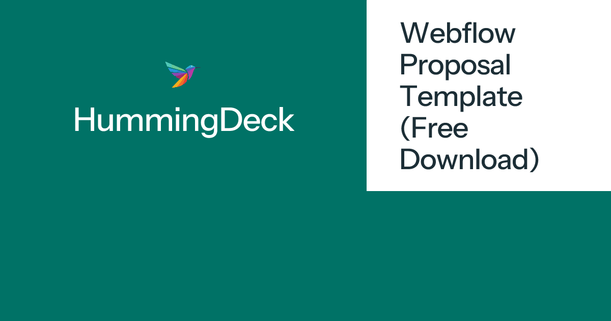 Webflow Proposal Template (Free Download)
